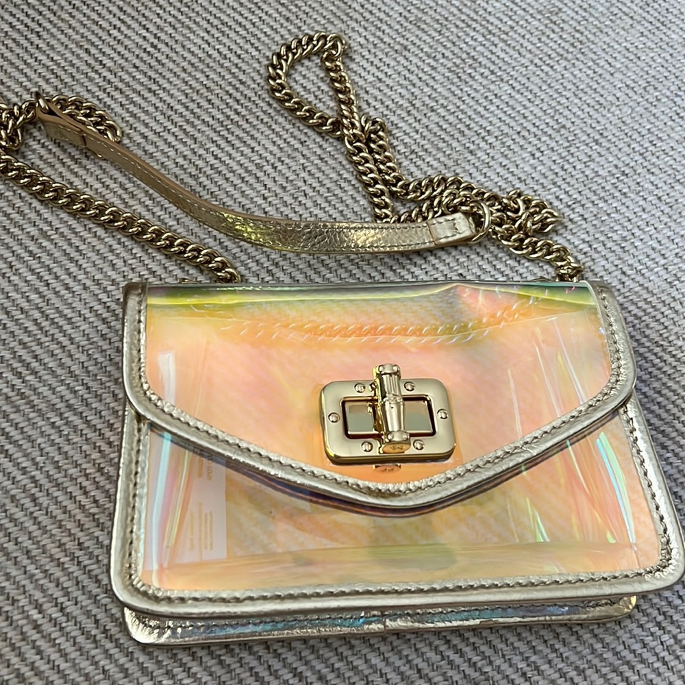 Used Lilly Pulitzer Miri crossbody bag clear bag